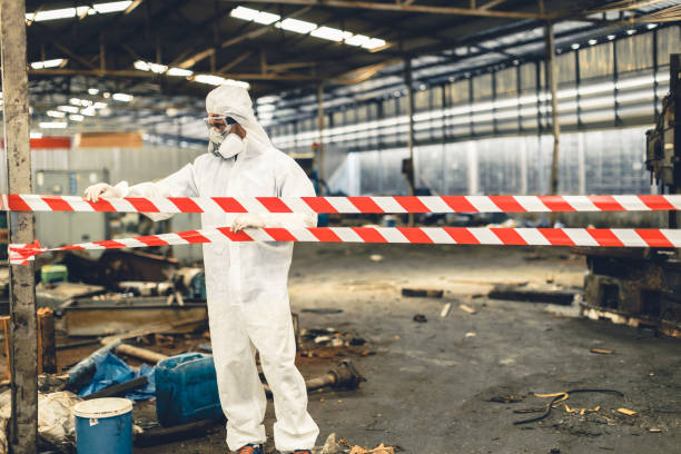 Professional Trauma Scene Cleanup technician working in Pottsville, AR
